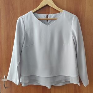 Dusty Blue/Gray Blouse